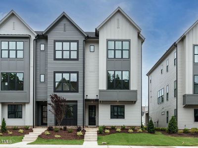 New construction Townhouse house 1148 Cottonsprings Drive, Wendell, NC 27591 Manhattan- photo 0