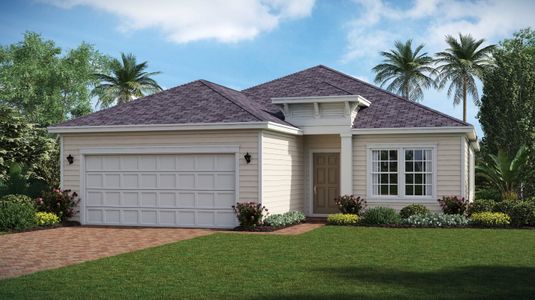New construction Single-Family house 61 Blue Cypress Tr, Saint Augustine, FL 32084 HALLE- photo 0