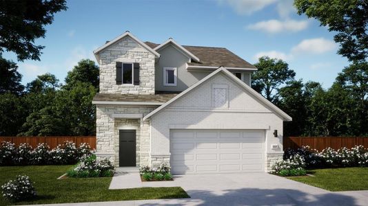 New construction Single-Family house 12500 Sea Gull Way, Manor, TX 78653 Addison- photo 0 0