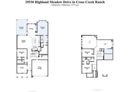 New construction Single-Family house 29530 Highland Meadow Drive, Fulshear, TX 77441 Middleton Plan- photo 1 1