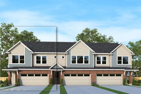 New construction Townhouse house 11116 Diffusion Ct, Jacksonville, FL 32256 The Elrod- photo 0