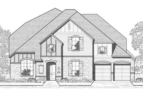 New construction Single-Family house 817 Plan, 23619 Providence Ridge Trail, Katy, TX 77493 - photo
