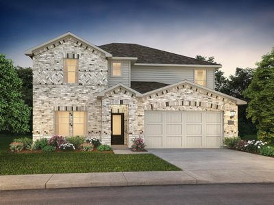 New construction Single-Family house 6420 Bronco Road, Crowley, TX 76036 The Bexar- photo 0