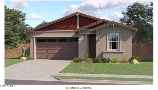 New construction Single-Family house 4044 E Catclaw Street, Gilbert, AZ 85296 Ironwood Plan 3518- photo 0