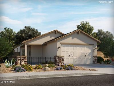 New construction Single-Family house 21800 N Lynn Street, Maricopa, AZ 85138 Juniper- photo 0
