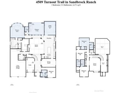 New construction Single-Family house 4509 Turnout Trail, Aubrey, TX 76227 296 Plan- photo 1 1