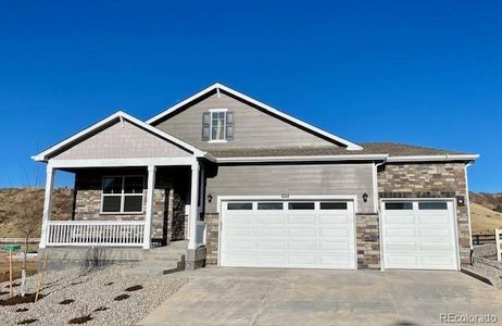 New construction Single-Family house 4428 Cattle Cross Road, Castle Rock, CO 80104 Chatham- photo 0