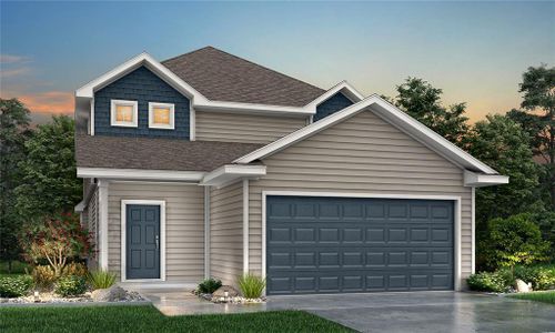 New construction Single-Family house 13827 Blue Catfish Drive, Conroe, TX 77384 Redbud- photo 0 0