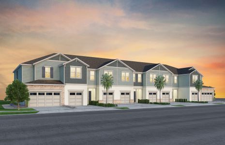 New construction Townhouse house 443 Meadowland Point, Oviedo, FL 32765 - photo 0