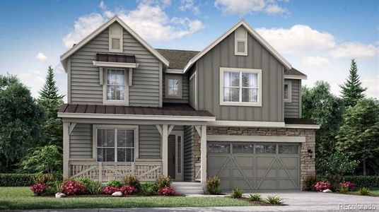 New construction Single-Family house 17112 Starhawk Place, Parker, CO 80134 Chelton- photo 0