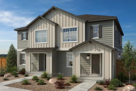 New construction Townhouse house 2180 Farmlore Drive, Brighton, CO 80601 - photo 0