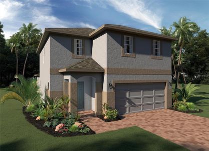 New construction Single-Family house 893 Scrub Oak Hammock Road, Davenport, FL 33837 Gasparilla- photo 0