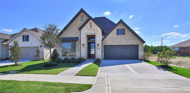 New construction Single-Family house 12319 Grassy Bend Drive, Mont Belvieu, TX 77535 Design 2544W- photo 0