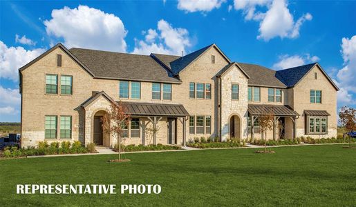 New construction Townhouse house 537 4Th Street, Argyle, TX 76226 Dalton II- photo 0