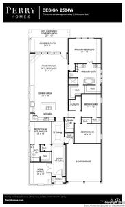 New construction Single-Family house 1848 Gyst Road, Seguin, TX 78155 Design 2504W- photo 1 1