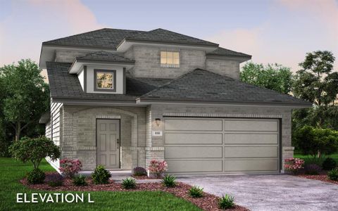 New construction Single-Family house 13016 Cobalt Cove Court, Texas City, TX 77568 Mesquite- photo 0 0