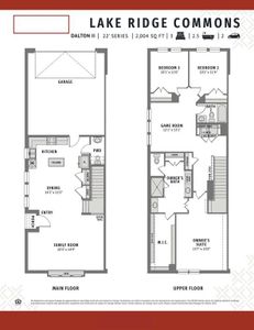 With a private side entrance and great entertaining spaces both upstairs and down, our Dalton II floor plan is a winner!