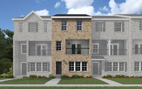 New construction Townhouse house 207 Broomgrove Way, Wake Forest, NC 27587 Tupelo- photo 0