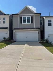 New construction Townhouse house 13 Tumbling Waters Trail, Dawsonville, GA 30534 Sawnee- photo 0