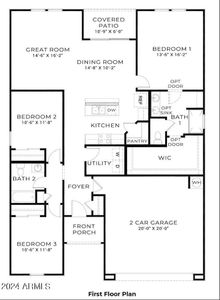 New construction Single-Family house 5788 E Swift Place, San Tan Valley, AZ 85140 Denton - photo