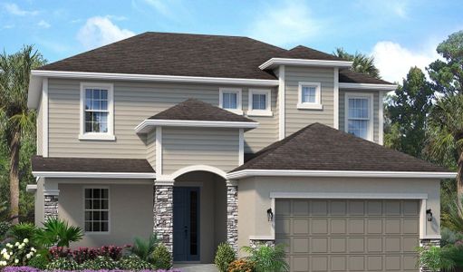 New construction Single-Family house 263 Bottle Brush Drive, Haines City, FL 33844 Pembroke- photo 0