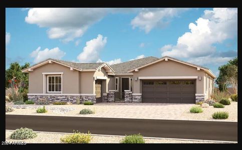 New construction Single-Family house 21672 E Roundup Way, Queen Creek, AZ 85142 Pomona- photo 0