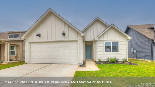 New construction Single-Family house 1648 Layne Loop, New Braunfels, TX 78130 The Dalton- photo 0