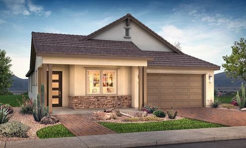 Plan 4022 Exterior C: Hill Country