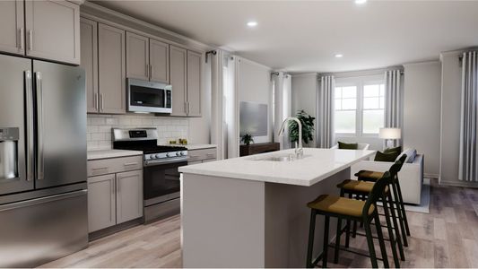New construction Townhouse house 1117 Lily Loch Way, Durham, NC 27703 Mitchell II- photo