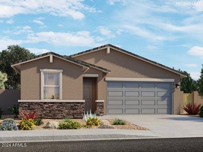 New construction Single-Family house 17346 W Mission Lane, Waddell, AZ 85355 Carson- photo 0