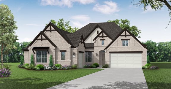 New construction Single-Family house Tuscola (3163-DL-60), 2545 Elm Place, Northlake, TX 76247 - photo