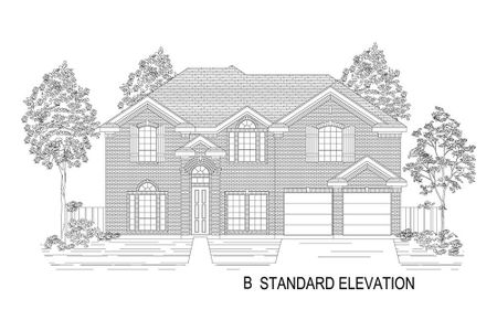 New construction Single-Family house Regency 2F (w/Game), 8555 Meadow Sweet Lane, Fort Worth, TX 76123 - photo