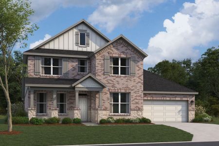 New construction Single-Family house 3909 Waxahachie Road, Leander, TX 78641 San Marcos - Classic Series- photo 0