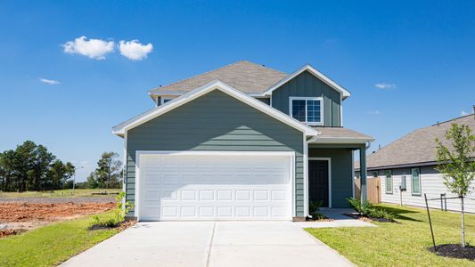 New construction Single-Family house 14035 Mount Hunter Drive, Willis, TX 77318 The Woodland- photo 0