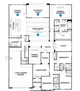 New construction Single-Family house 5210 Aster Ridge Ln., Manvel, TX 77578 Plan 6020 Exterior B- photo 1 1