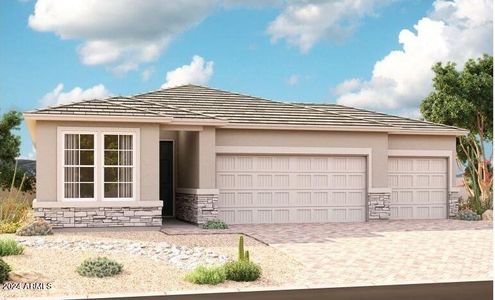 New construction Single-Family house 17749 W Blue Sky Drive, Surprise, AZ 85387 Larimar- photo 0 0