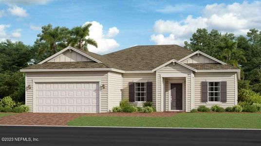 New construction Single-Family house 9608 Gaynor Cir, Jacksonville, FL 32219 Serenata- photo 0
