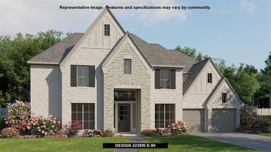 New construction Single-Family house 12114 Grassy Bend Drive, Mont Belvieu, TX 77523 Design 4239W- photo 0 0