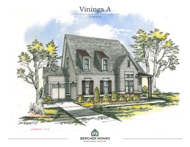 New construction Single-Family house 326 Reese Way, Ball Ground, GA 30107 The Vinings A- photo 0