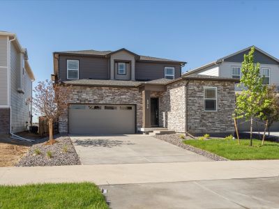 New construction Single-Family house 6014 Hourglass Drive, Brighton, CO 80601 Snowberry- photo 14 14