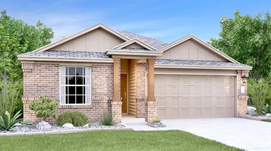 New construction Single-Family house 2317 Four Waters Loop, Georgetown, TX 78628 Aplin- photo 0 0