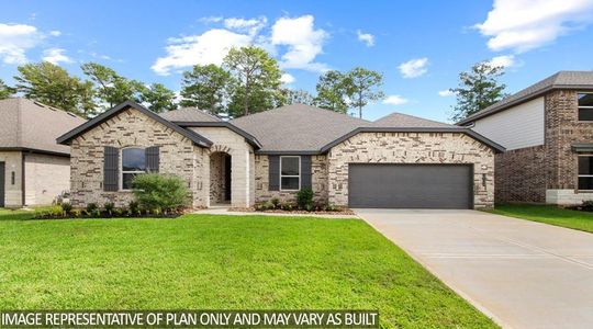 New construction Single-Family house 1191 Imperial Ranch Way, Dayton, TX 77535 Plan 2461- photo 0