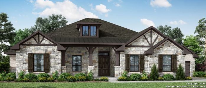 New construction Single-Family house 5240 Estates Oak Way, San Antonio, TX 78263 Pedernales C- photo 1 1