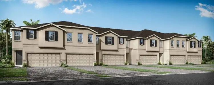 New construction Townhouse house 31499 Woodland Race Loop, Wesley Chapel, FL 33545 - photo 0 0