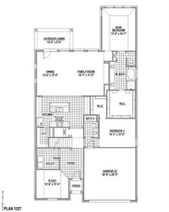 New construction Single-Family house 1284 Valerian Avenue, Haslet, TX 76052 Plan 1527- photo 1 1