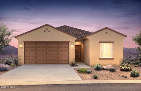 New construction Single-Family house 5032 S 251St Drive, Buckeye, AZ 85326 Verbena- photo 0 0