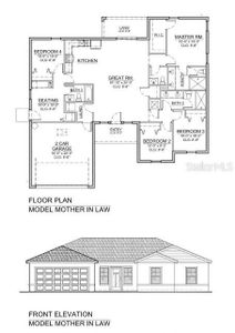 New construction Single-Family house 607 Homosassa Lane, Poinciana, FL 34759 - photo 1 1