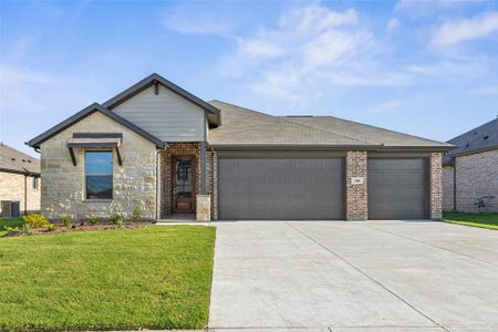 New construction Single-Family house 708 Metallic Tree Lane, Van Alstyne, TX 75495 Wade D- photo 0