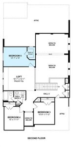 The Elmore floor plan by K. Hovnanian Homes. 2nd Floor Shown. *Prices, plans, dimensions, features, specifications, materials, and availability of homes or communities are subject to change without notice or obligation.