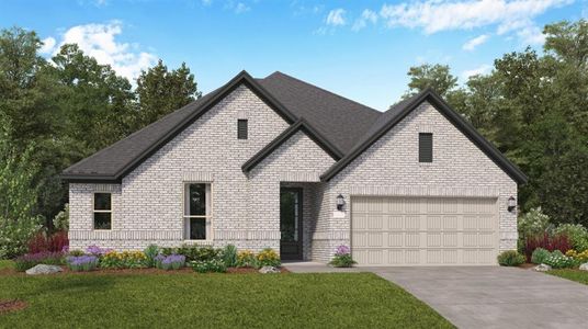 New construction Single-Family house 31822 Sorrel Copley Lane, Hockley, TX 77447 Cabot II- photo 0